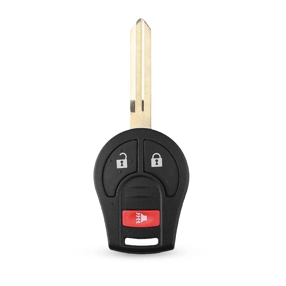 Case Fob Remote Key Shell 2/3/4 Buttons For Nissan Cube Qashqai Juke Suny Sylphy March Tiida Micra Remote Fob