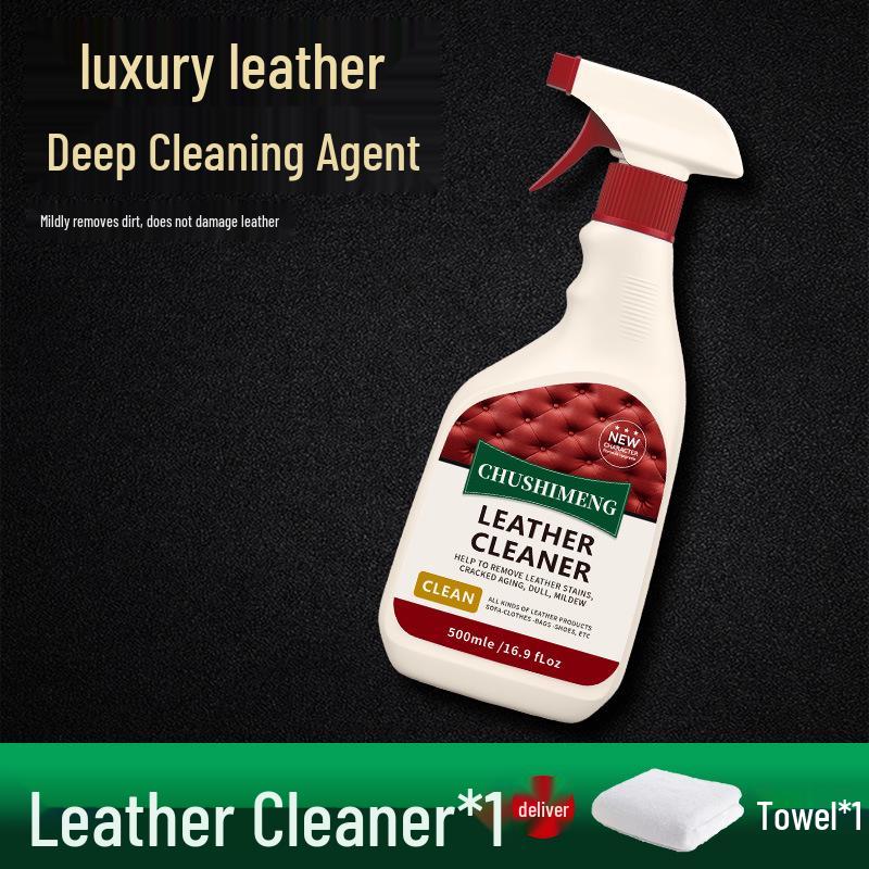 Genuine Leather Care Cream: Cleaner, Stain Remover & Maintenance Oil for Leather Goods, Bags, and Clothing