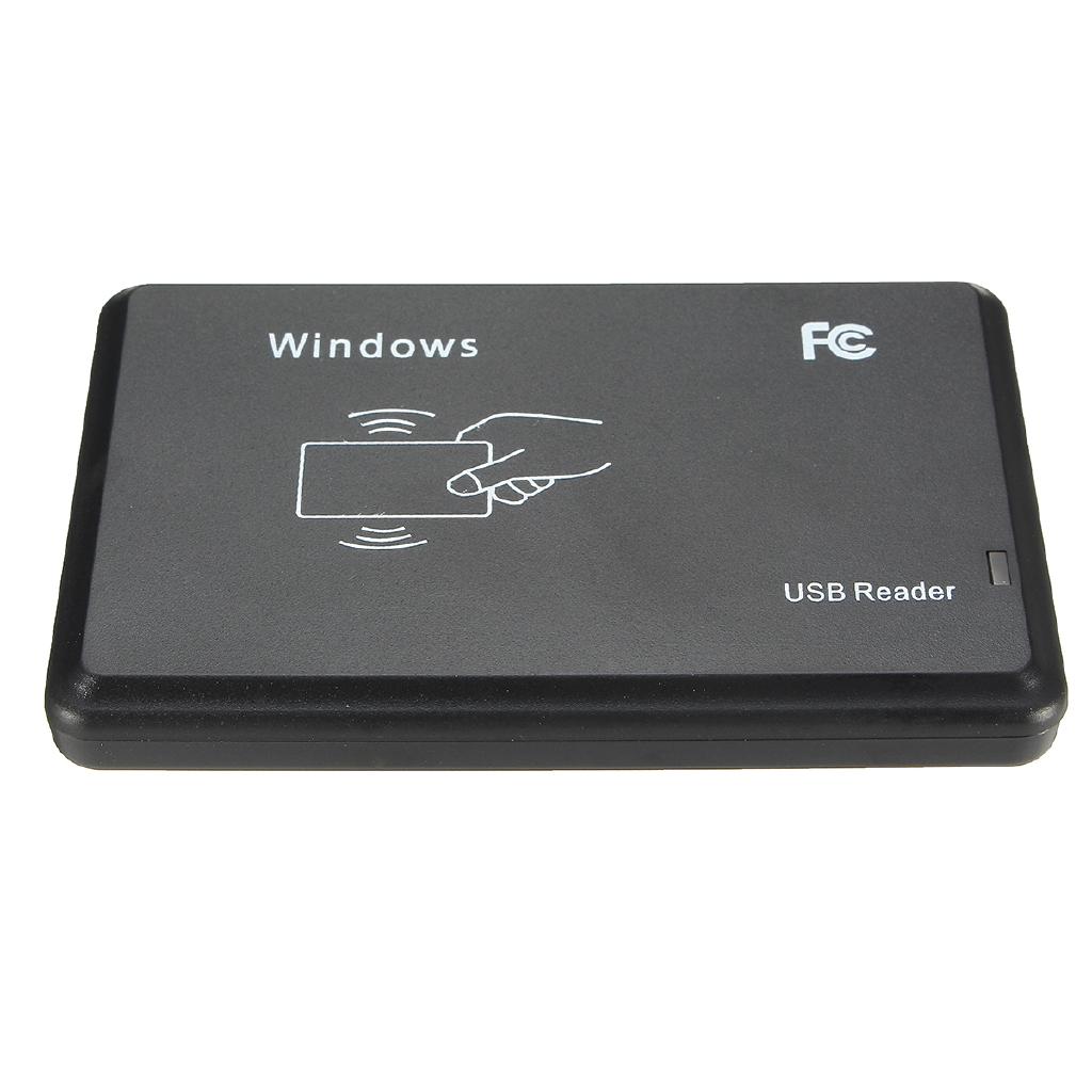 13.56MHZ USB M Ifare RFID Contactless Proximity Sensor Smart Cards/ID Card Reader 14443A with USB Cable Black New