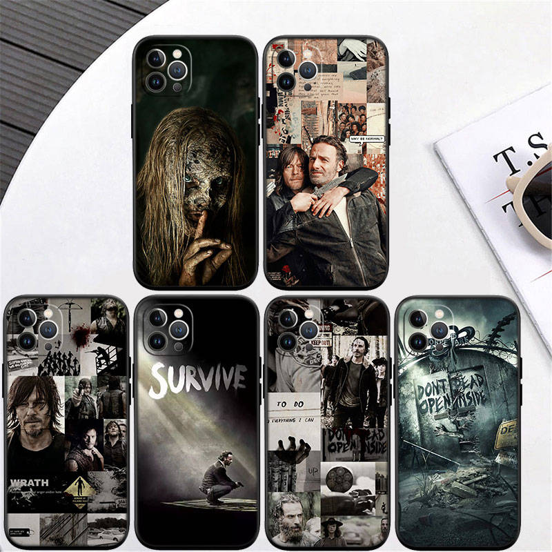 JO55 la serie the walking dead Custodia per Telefono per iPhone 7 8 11 12 13 14 15 16 16E XS Pro Max XR X SE Samsung S20 S21 S22 S23 S24 FE Ultra Plus Lite S21S A55