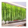 Nature Landscape Wallpaper Green Bamboo Forest Mural Size 3D Wallpaper For Wall Living Room Wall Mural