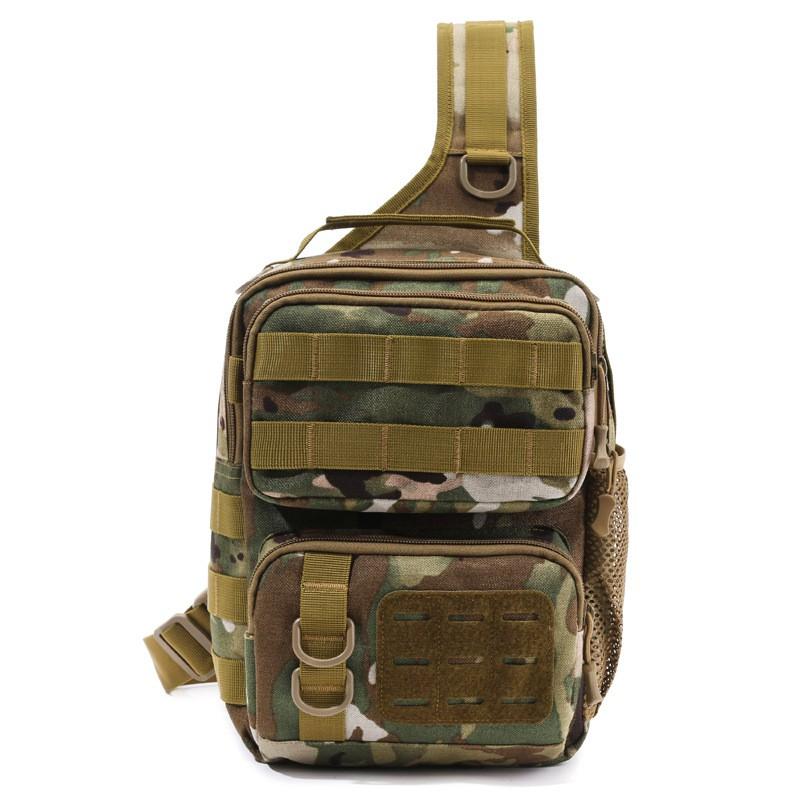 Tool Bags Oxford Cloth Crossbody Sling Chest Bag Multi-pocket Utility Tool Organizer Pouch Outdoor Hiking Cycling Travel
