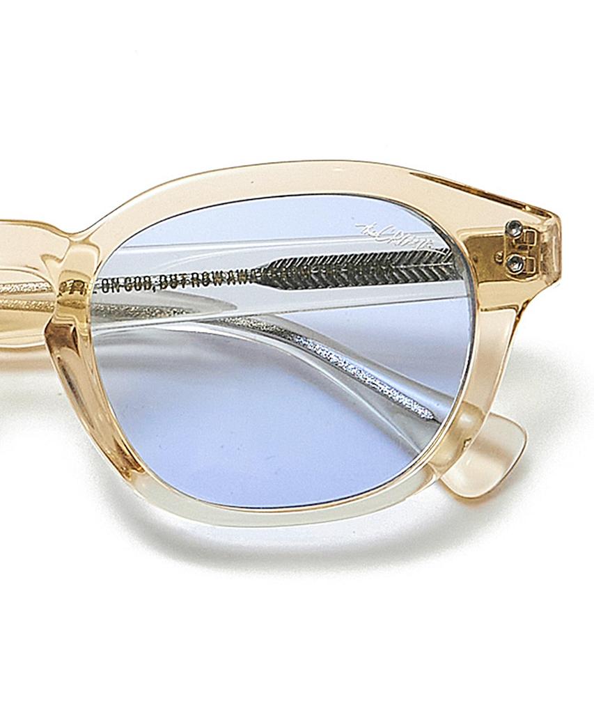 Crimie Sunglasses Mike Boston Style Lightweight Uv Protection Clear Blue One Size
