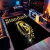 STD Liège Logo Carpet Rug for Living Room Bedroom Home Sofa Decoration,Kids Play Nonslip Floor Mat