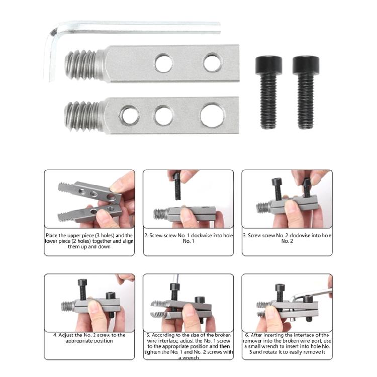Ergonomic Water Pipe Screw Extractor Broken Faucet Wire Removal Tools for Efficient Plumbing Repairs Home Professional