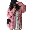 Autumn and Winter Women's Loose Sweater Jacket Female Leopard Retro Long-sleeved Knitted Cardigan Comfortable Versatile and Fashionable