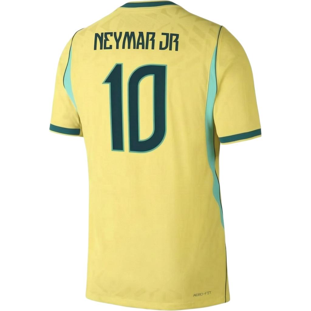 Nike Brazílie 2026 Zápasový domácí Kanárková/Světle mátová/Geode tyrkysová Pánské topy Žlutá IB5143-724