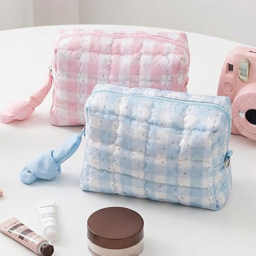Large Capacity Makeup Bag Korean Style Pencil Pouch Portable Women  Toiletry Bag  Daily Use