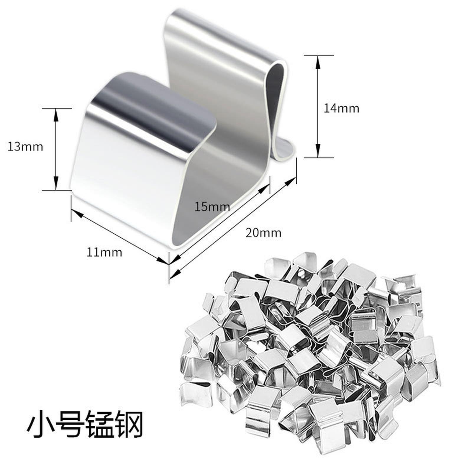 

A01F-100PC Christmas Lights Gutter Hooks Galvanized Holiday Lights Roof Hooks Christmas Light Clips B One Size