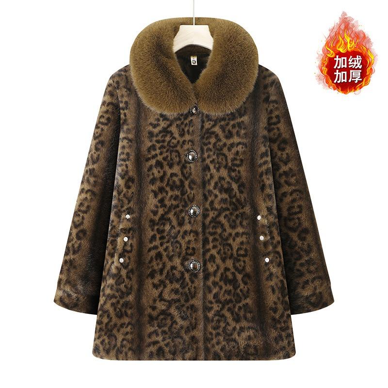Winter Winter Warm Coat Mink Jacket Piled Thickened Women's Cotton-padded Clothes Women's