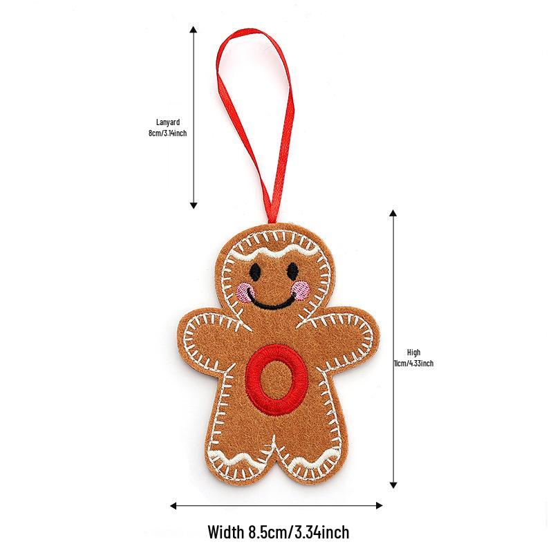 

Трансграничная подвеска-украшение на рождественскую елку в виде пряничного человечка