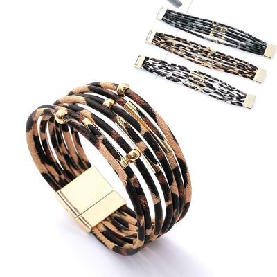 Multilayer Magnetic Clasp Bracelet Wrap Style Wide Wristband Elegant Bracelets & Bangles  Gift
