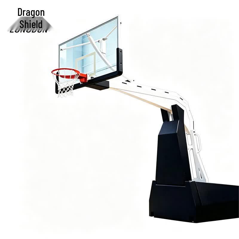 Long Dun Electric Hydraulic Adjustable Basketball Hoop