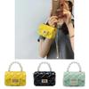 Fashionable Mini Jelly Bag With Pearl Chain Silicone Material For Children