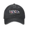 Barber Shop Sign Entrance Denim Cap Casual Baseball Caps Adjustable Hat Summer Unisex Baseball Hats