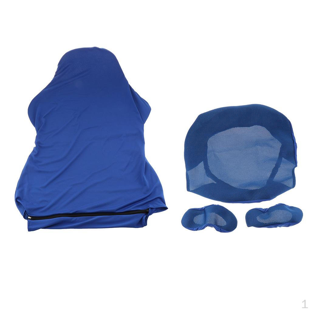 Covers Polyester Removable Stretch Swivel Office Arm Comfortable Seat Slipcovers