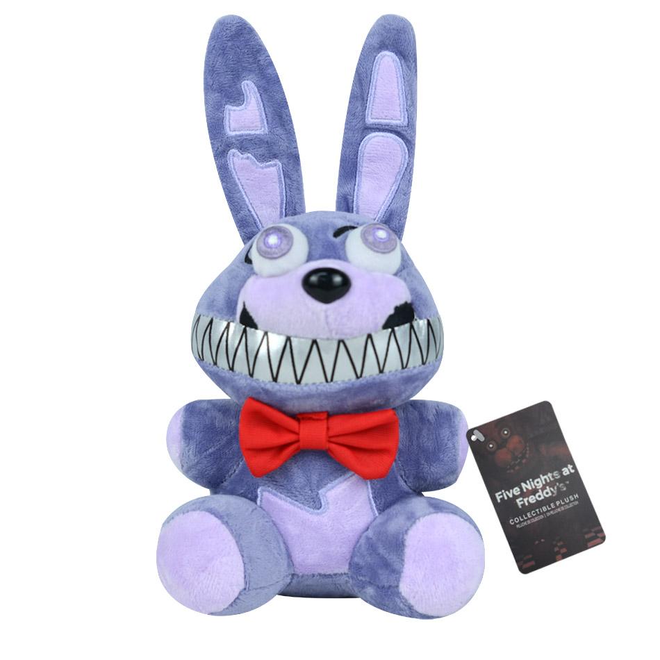 Nejnovější Five Night At Freddy Fnaf Roztomilá plyšová hračka Panenka Medvídek Bonnie Liška Kreslené plyšové panenky Hračky Freddy Navrženo Pro Děti Fanoušky