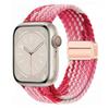 Geflochtenes Solo Loop-Armband aus Nylon für Apple Watch Band Ultra2 49 mm 9 8 7 41 mm Metall-Magnetarmband 45 mm 6 5 4 SE 44 mm verstellbarer elastischer iWatch-Gurt