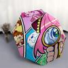 1 Stück Automatisches Öffnungsregenschirm mit Niedlichen Anime-Charakteren, Faltbares Design, Eisenrahmen, Für den Außenbereich, Perfektes Geschenk für Fans, Reisende, Tägliche Nutzung.P081