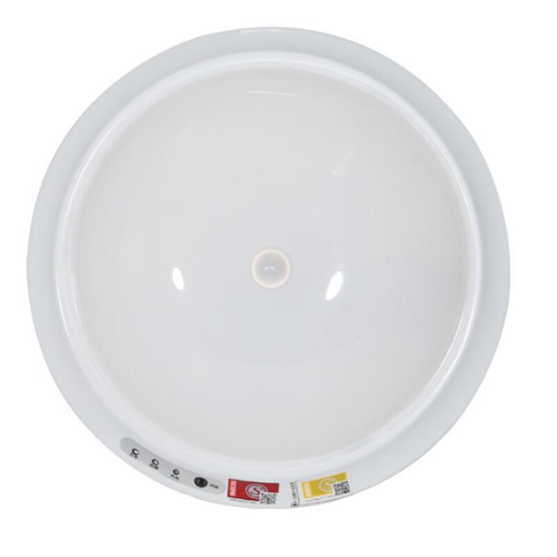12W LED Emergency Ceiling Light with Motion & Sound Sensor