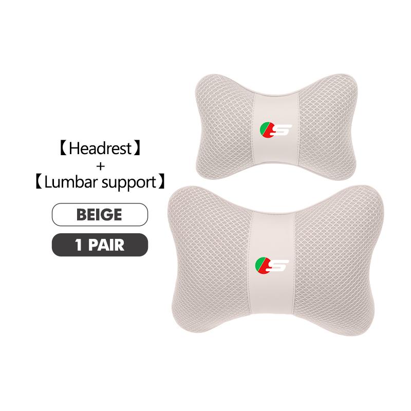 For Jaguar Car Seat Cover Breathable Headrest Neck Pillow Support Protection Cushion XF XJ XE XK S-Type F-Type X-Type F-Pace