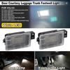 2Pcs LED Courtesy Luggage Trunk Boot Light Footwell Welcome Door Lamp For Volvo V40 V40CC V60 S60 S80 XC40 XC60 XC90 OEM:1286317