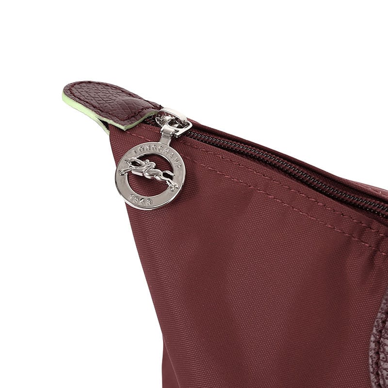 LONGCHAMP Le Pliage Green Recycled Canvas Shoulder Bag Medium Women's Pomegranate 2605919P98