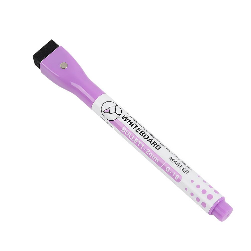 1PC/8PCS Magnetic Whiteboard Markers Erasable Liquid Chalk Markers with Eraser Water-base Ink Quick Drying Office Supplies