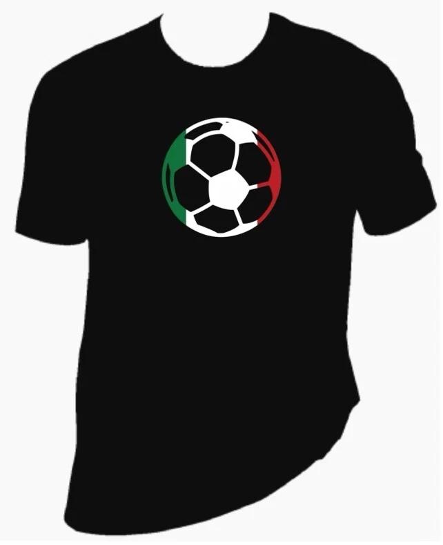 Mexico Soccer Ball Unisex T-Shirt 100% Cotton Premium Tee S,M,L,XL,XXL