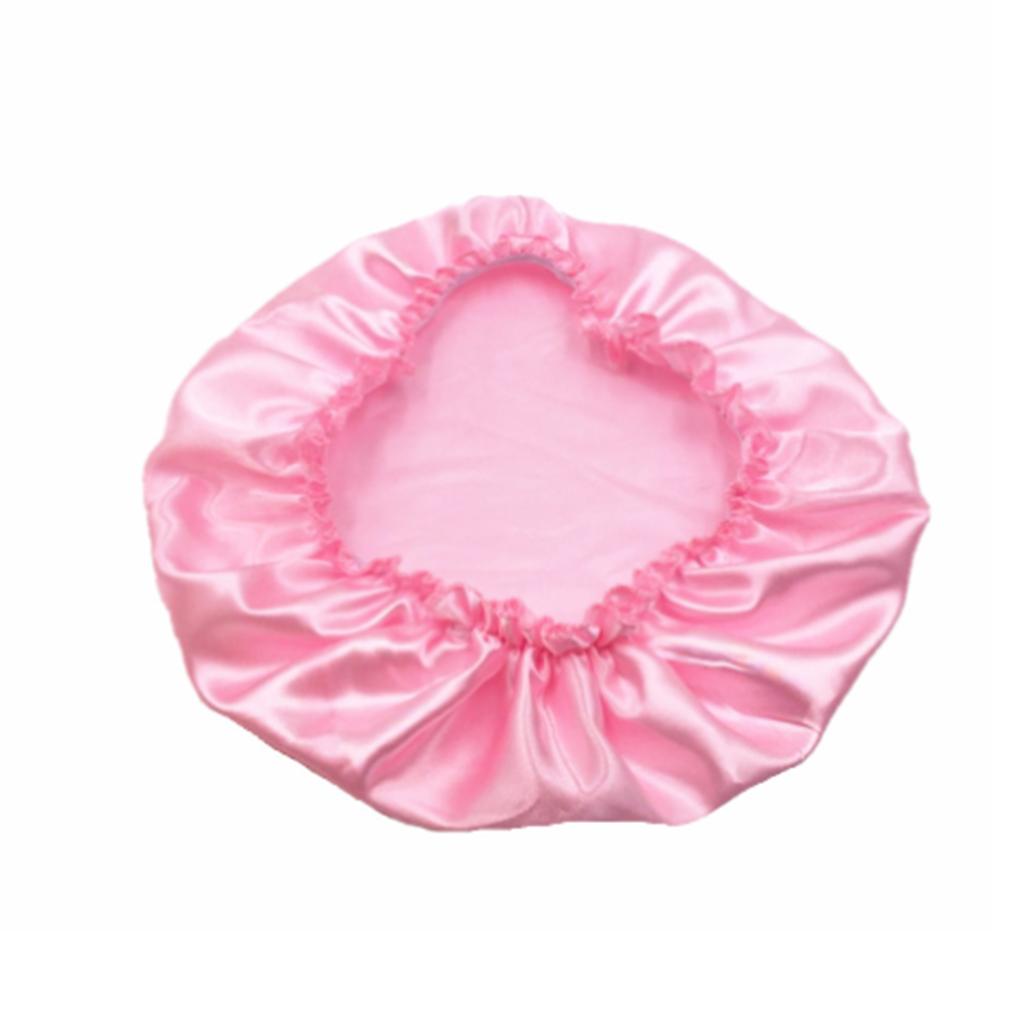 

1 шт., удобный дышащий ночной колпак, головной платок, шапочка для сна, повязка на голову, тюрбан, повязка на голову, повязка на голову для женщин во время сна розовый