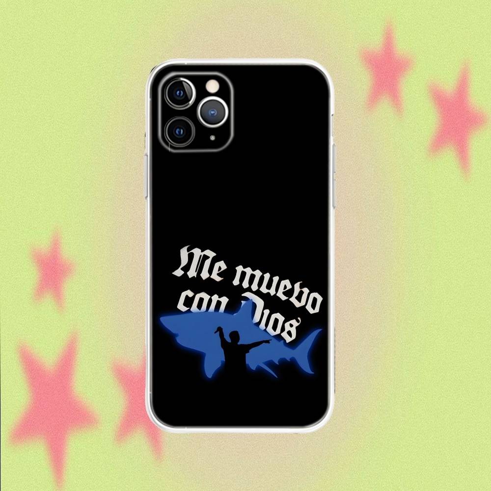 Cruz Cafune Me Muevo Con Dios Transparent Non-Slip Phone Case For iPhone 17,16,15,14,13,12,11,Air,X,XR,Pro,Max,Plus