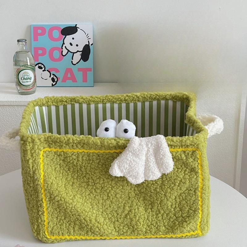 Miscellaneous Snacks Toys Sorting Basket Home Toy Basket Cute Decoration Storage Basket Cartoon Foldable Dirty Clothes Basket