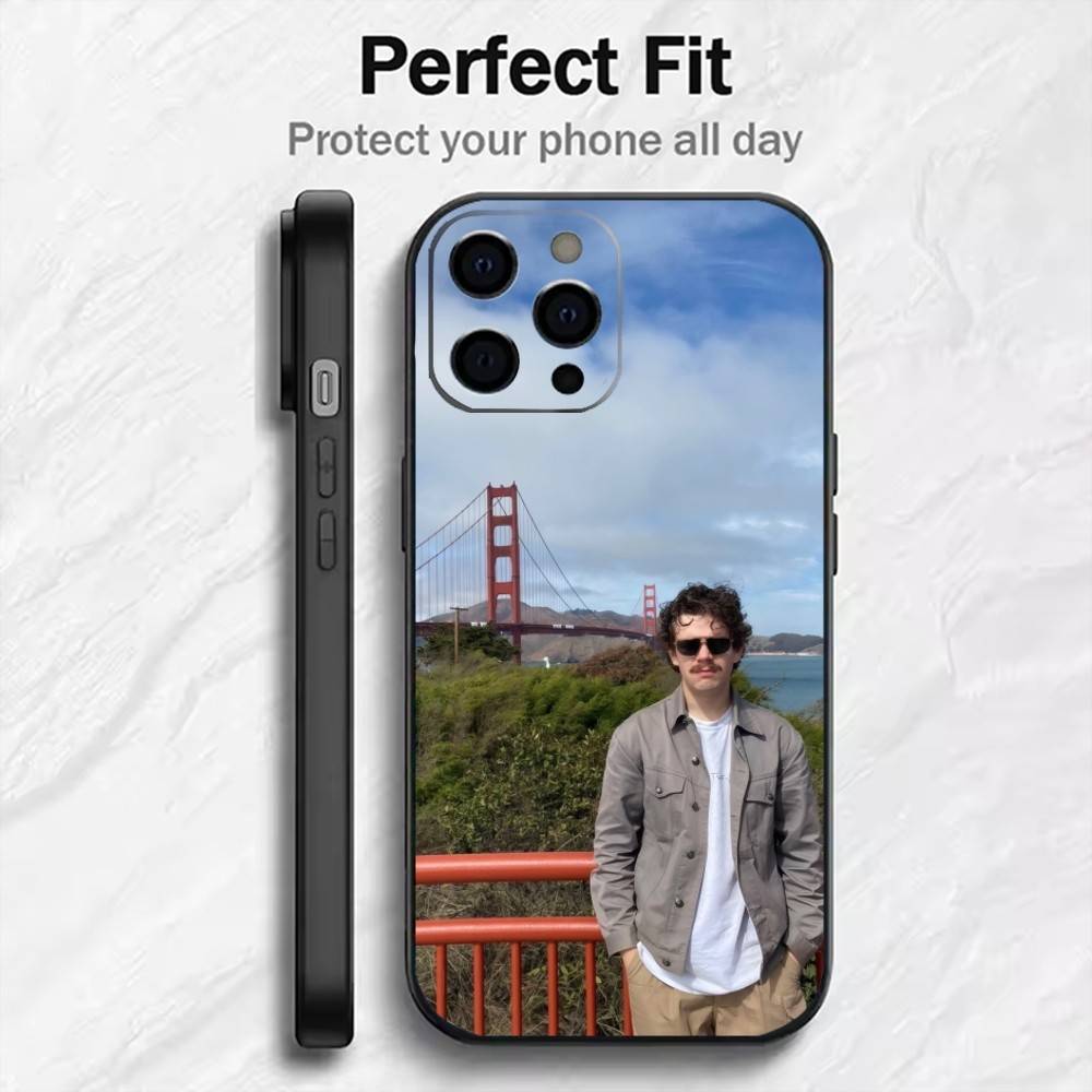 My New Band Believe Black Midi Phone Case For iPhone17,16,15,14,13,12 Plus,Max Soft Silicone Black Cover