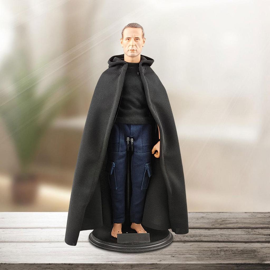 Cloak 1/6 Scale Hooded Cape Action Figure Robe Cosplay Costume Cloth Material Suitable for 12 Inch