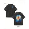 Washed T-Shirt Isaiah 43:2 Scripture Water Pattern Soft Four Seasons Casual Daily Tee