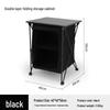 Outdoor Portable Foldable Camping Storage Cabinet & Table