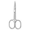 Stainless Steel Russian Style Curved Scissors & Nail File Set for Cuticles, Eyebrows, Nose Hair, and Ingrown Nails