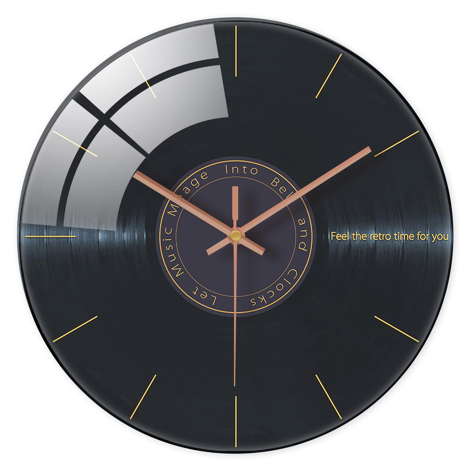High-Quality Creative High-Quality Music High-Quality Element High-Quality Vinyl High-Quality Record High-Quality Pattern High-Quality Tempered (as the picture,12 Inch)