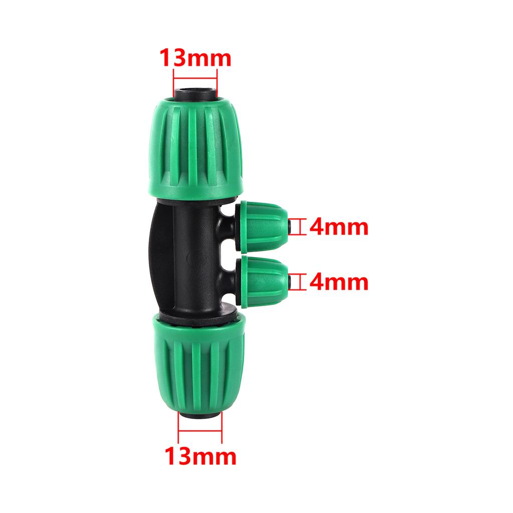 DN16mm Pipe To 4/7mm Hose Multi-way Locked Connector 4/6-Way Interface Joint Garden Agricultural Irrigation Pipe Water Splitter