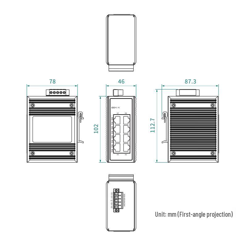 Maiwei Industrial Profinet Network Switch