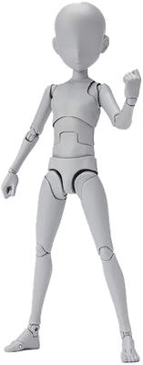 TAMASHII NATIONS Edition DX SET Color 130mm Movable Figure BAS62102 S.H.Figuarts Body-kun -Ken Sugimori- (Gray Ver.) Approx. PVC&ABS