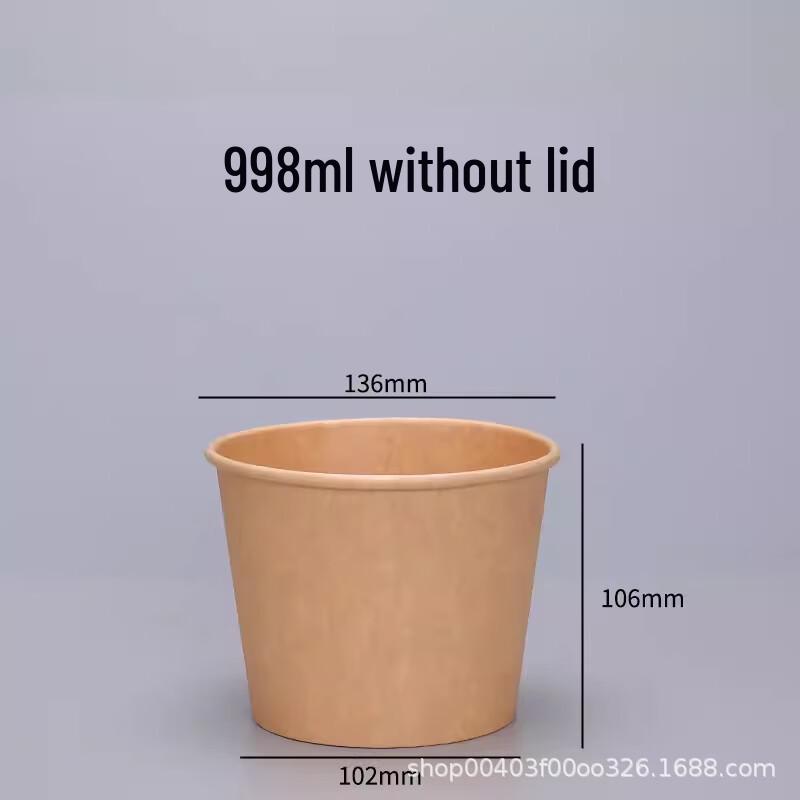 Disposable Kraft Paper Soup Container
