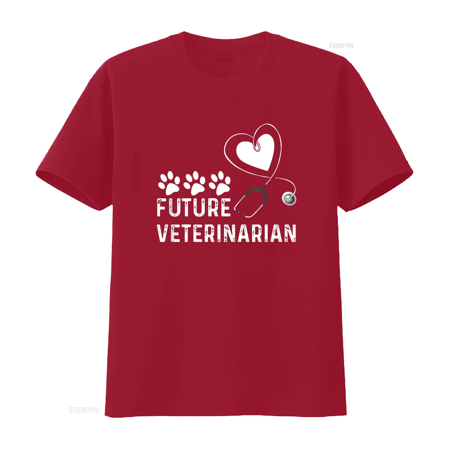 Future Veterinarian Vet Costume Kit Kids T Shirt Black vintage Washed Stretched homme fashion Comfortable Breathable S