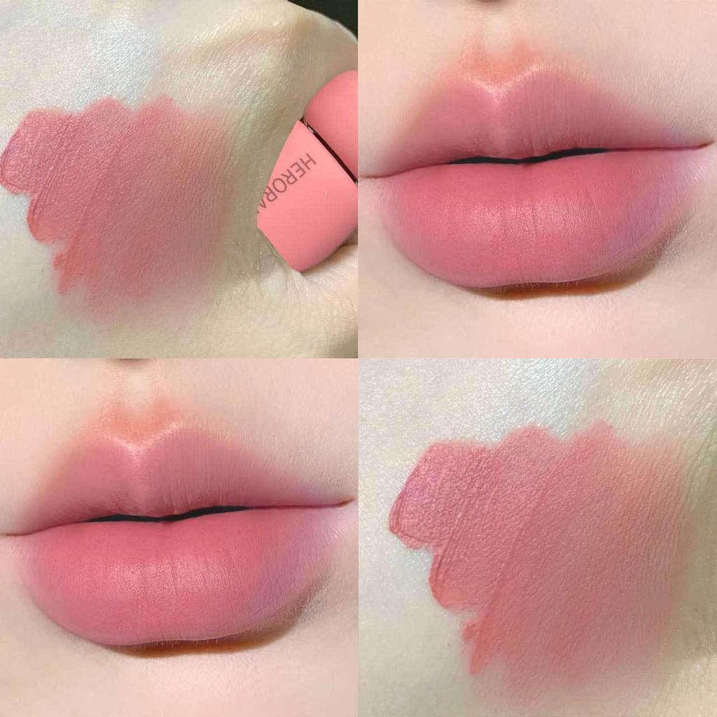 HERORANGE Silk Mist Lip Mud - Matte Finish, Color-Locking, Youthful, Non-Sticking Cup Lipstick, Cross-Border Color Cosmetics.