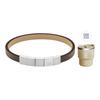 Logo Leather Bracelet Men's Silver 7966468 35000490-Silver F