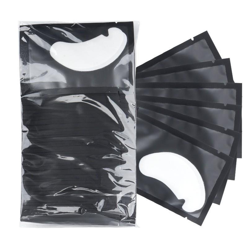U-Shaped Grafting Eyelash Patches - 50 Pairs for Extensions