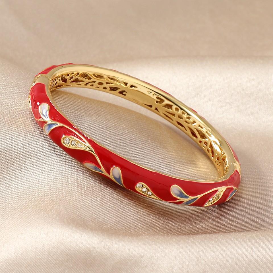 Source Cloisonné Enamel Hollow National Fashion Versatile Bracelet