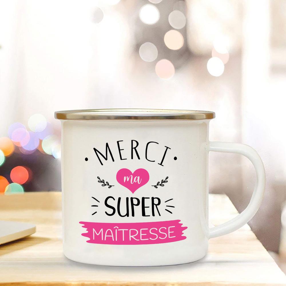 Thank you teacher Enamel Cup Coffee Lover Gift Best Teacher Ever Enamel Tin Novelty Gifts Mug end of school year gifts