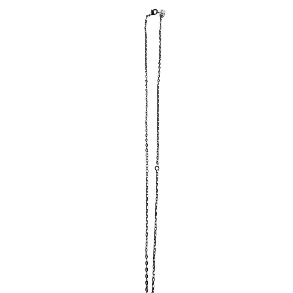 Used CHANELNecklace Gunmetal Women