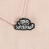 ADHD Is My Superpower Enamel Pin Cartoon Brooch Black Lapel Badge Interesting Backpack Jewelry Gift For Friends